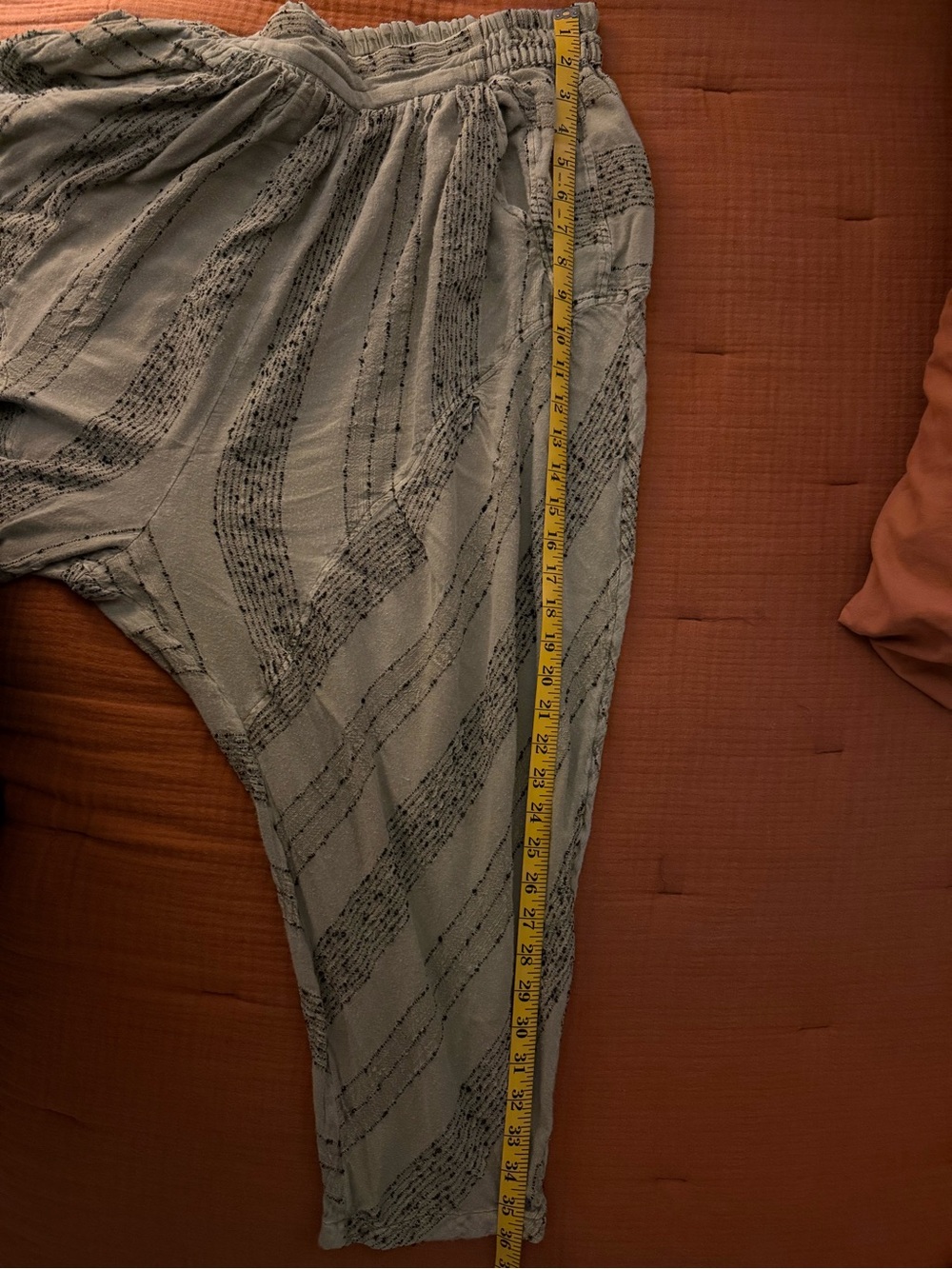 Free People Olive Green Wide Leg Boho Pants - Picture 7 of 7